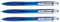 Kugelschreiber Réxgrip 1.0 (M) BeGreen, Schaft transluzent-blau, blau