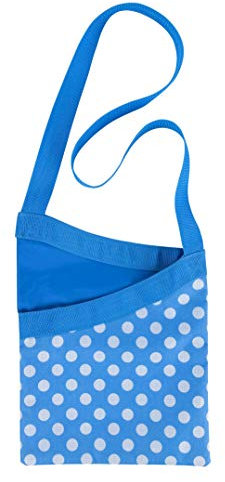 Elliott's Polkadot Elliott Wäscheklammerbeutel mit Schultergurt, Baumwolle, blau, L