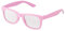 Ultra Rose Lunettes Cadres Classiques Verres Transparents Enfants Fille Garçon Costumes Fêtes Déguisements Fantaisie Intello Geek Hipsters