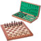 Square - Pro Schach Turnier Nr 4 Mahagoni - Schachbrett & Gewichtete Schachfiguren - Schachspiel aus Holz Staunton 4