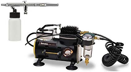 Kit aerografia aerografo Eclipse HP-BCS + compressore IS-850 Smart Jet