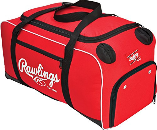 Rawlings Covert Player Duffle Bag, Unisex-Erwachsene, Covert Duffle Bag, scharlachrot, 26 L x 13 W x 13 H