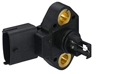 HELLA 6PP 013 400-031 Sensor, intake manifold pressure - 4-pin connector - with seal ring