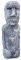 stoneandstyle Steinfigur Osterinsel Statue, frostfest bis -30°C, massiver Steinguss