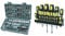 Mannesmann - M29166 - Set chiavi a tubo e inserti 130 pz. più Set cacciaviti con supporto a parete 18 pz.