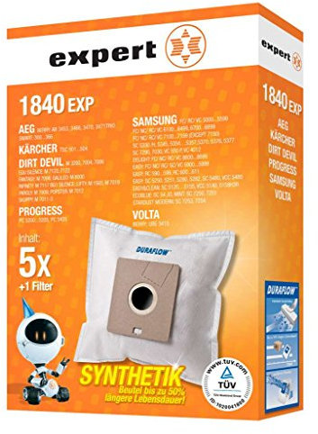 AEG 1840 EXP-Accessorio per aspirapolvere (bianco sintetico 5 pezzi 1 pezzi)