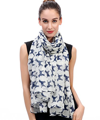 Lina & Lily Labrador Retriever - Damen Schal Tuch mit Hundemotiv
