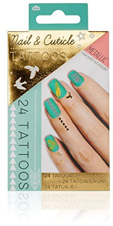 Nail Art Nail & Cuticle Tattoos - Metallic