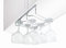 Vin Bouquet FIA 058 - Soporte para Copas de Acero Inoxidable, Colgador, Organizador, Acero, Plateado, 33.8 x 26.3 x 5 cm