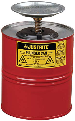 Asecos 33532 Luftbefeuchter, pulverbeschichteter Stahl Rot 4 Liter