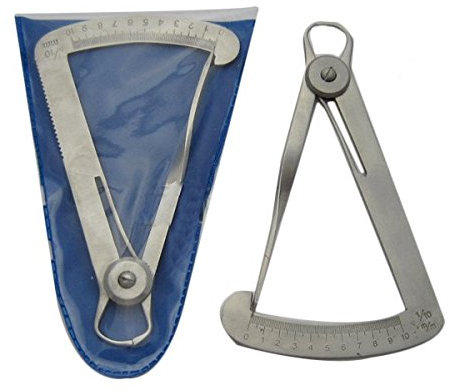 Earlywish Cera Metal Dental Corona Calibre Caliper Dental Quirúrgica