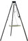 Massives 180 cm Stahl Dreibein Benny + EDELSTAHL Grill Ø 70 cm mit Seil nur 10 mm lichter Stababstand Schwenkgrill für Gulaschkessel Gulaschtopf Schwenker BBQ Geschenk Geburtstag