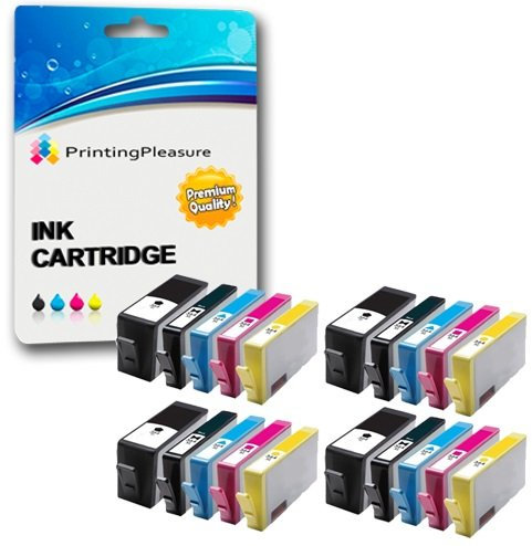Printing Pleasure 20 XL Druckerpatronen für HP Photosmart 7510 7520 B8550 B8553 C5380 C5383 C5390 C6380 C6383 D5460 D5463 D7560 Photosmart Premium C309a C310a C310c C510a | kompatibel zu HP 364XL