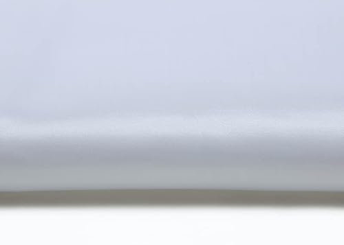 Satin Stoff Meterware am Stück (Weiß)