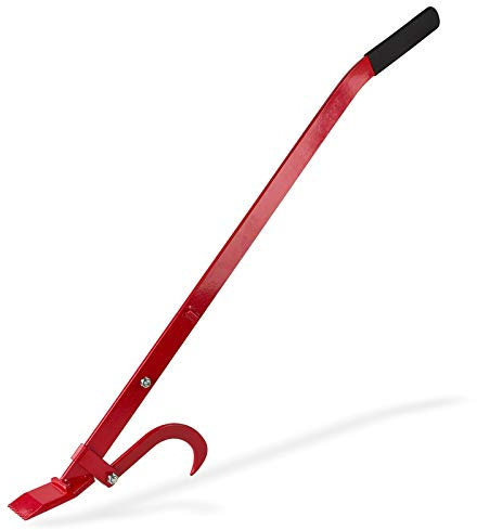 DEMA Profi Stammwender 1200 mm - Wendehaken, Rückehaken, Brennholz-Helfer - Holzgriff, Robust, Langlebig - Für Holz, Waldarbeit, Forst, Brennholz