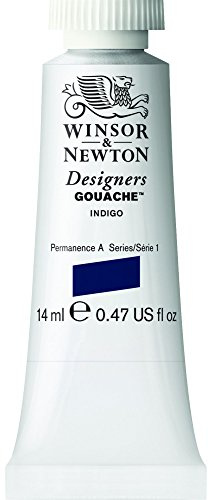 Winsor & Newton 14ml Designers Gouache Tube - Indigo