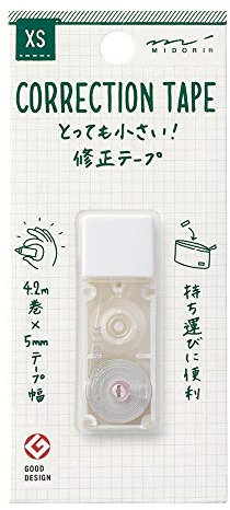 Midori Korrekturband, XS Serie, weiß (35263006)