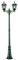Konstsmide Firenze 7234-600 Standleuchte / B: 25cm T: 63cm H: 220cm / 2x100W / IP43 / lackiertes Aluminium / grün