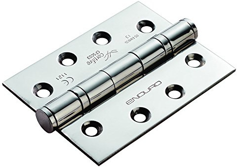 102 X 76 X 3MM Ball Bearing Hinge Grade 13 C/W Screws (Pair)