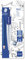 STAEDTLER 550 55 BK Schulzirkel mit Universaladapter und zusätzlichen kleinen Bleistift auf Blisterkarte, blau/silber