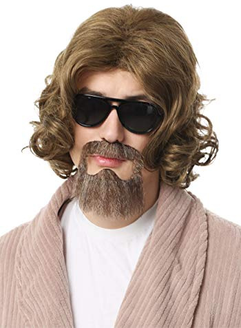Adult Big Lebowski Adult The Dude Wig and Beard Kit Standard