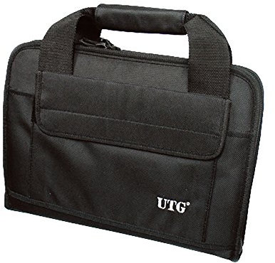 UTG Unisex – Erwachsene Pistolentasche Deluxe Doppel Schwarz, one Size