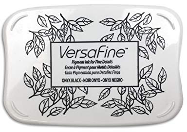 Tsukineko Onyx Black Versafine Pigment Inkpad Vf-082