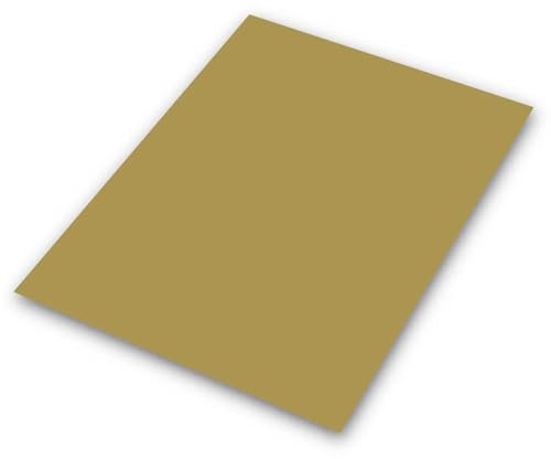 folia 6122/10 65 Tonkarton 220g/m², 50x70cm, Gold/matt (10 Bogen)