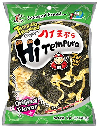 TAO KAE NOI - Snack aux Algues Tempura Original - (1 x 40 g)