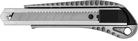 Westcott E-84028 00 Couteau en alliage d'aluminium avec manche ergonomique Gris 18 mm