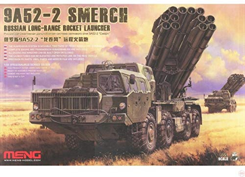 Meng 1:35 Scale Russian Smerch 9A52-2 Long-Range Rocket Launcher Model Kit (Multi-Colour)
