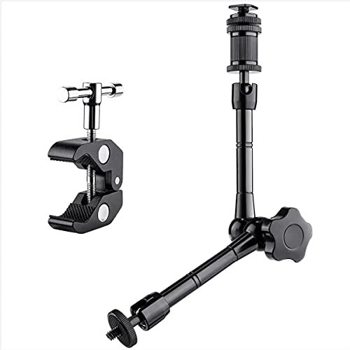 FOMITO 11'' Bras Magique ARTICULÉ+Grande Pince À Crabe Clip pour DSLR RIG Monitor LED