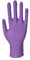 Lot de 100 gants jetables en nitrile non poudrés Violet Taille S (6-7)