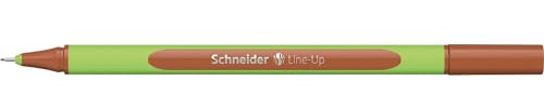 Schneider 191007 Fein-Liner und Pigmentliner Fineliner Line-Up 0.4mm braun