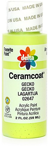 Delta Creative Ceramcoat Acrylic Paint in Assorted Colors (2 Ounce), 02647 Gecko