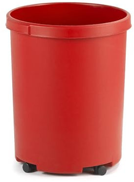 HAN 1836-17, corbeille à papier KLASSIK XXL, robuste, esthétique et en qualité premium, 50 litres, rouge