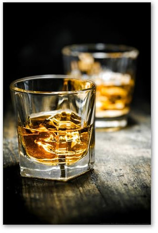 Postereck - 0112 - Whisky Gläser, Alkohol Scotch Getränk Bar Party - Wandposter Fotoposter Bilder Wandbild Wandbilder - Poster - 4:3-40,0 cm x 30,0 cm