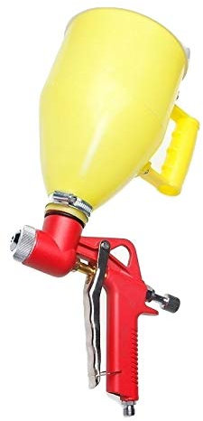 ORAZIO Pistola per Intonaco a Spruzzo 3L 3 Ugelli, Spruzzatore per Pittura Murale Trama Air Hopper Feed Soffitto Parete Render Cartongesso Intonaco Pittura Pneumatico 221472
