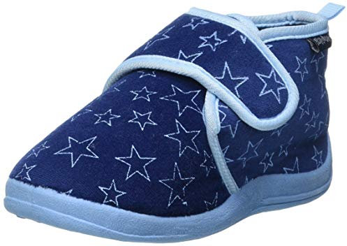 Playshoes Unisex-Kinder Pastell Hausschuh, Blau (marine 11), 24/25 EU, 201766