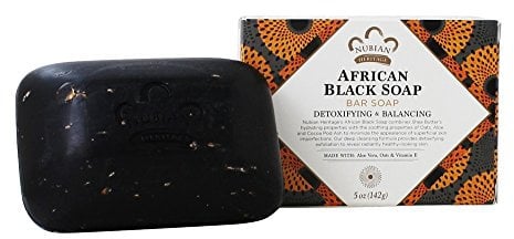 Nubian Heritage African Black Soap, 5 oz (4 Pack)