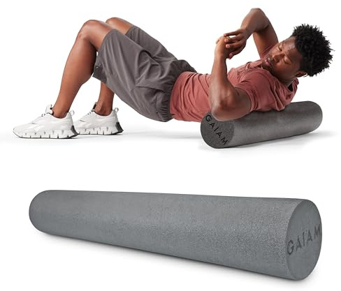 Gaiam Restore Foam Roller, Muscle Recovery, 36 Long