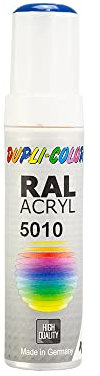 Dupli-Color 676604 Lackstifte, 12 ml, DS 5010 Enzianblau Glanz