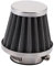 GOOFIT Filtro Aria a Cono Moto 38mm Verticale Universale Pit Bike sostituzione per GY6 CB CG 150cc 200cc Motocross PZ26 PZ27 Carburatore Moped Scooter ATV Dirt Bike Motorcycle Quad Argento