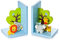 Kinder Baby Buchstützen aus Holz 3D Safari Jungle für Jungen und Mädchen Kinderzimmer