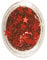 Cosmetic Glitter Stars for use on the face - Red
