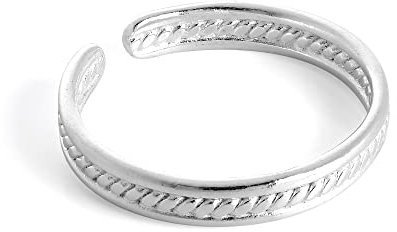 jewellerybox Bague de Phalange Ajustable en Argent 925/1000