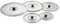 ILSA - Couvercle en Acier Inoxydable, Argent, Metallic Silver, 26 cm