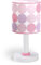 Dalber Kinder Tischlampe Nachttischlampe kinderzimmer Colors Rosa Punkte, 62001S, E14