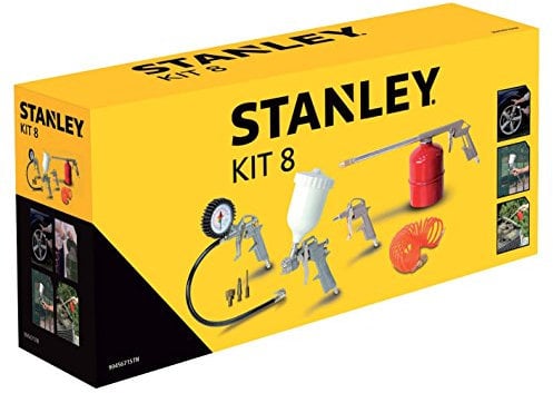 Stanley Zubehör für Luftkompressoren, Airtoolkit 8 Stück, 9045671STN