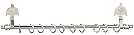 Melody Jane Dolls House Miniature Curtain Accessory Chrome Expanding Curtain Rail Rod Pole